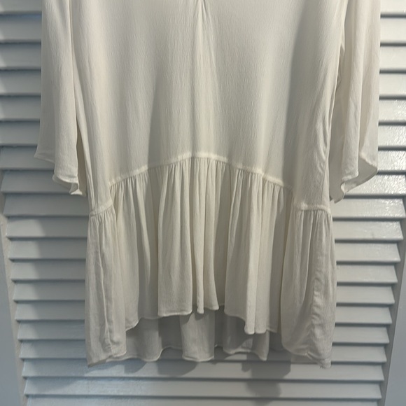 On the Road Anthropologie Off-White Blouse - Size - Picture 3 of 5